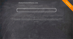 Desktop Screenshot of chamartinimobiliaria.com